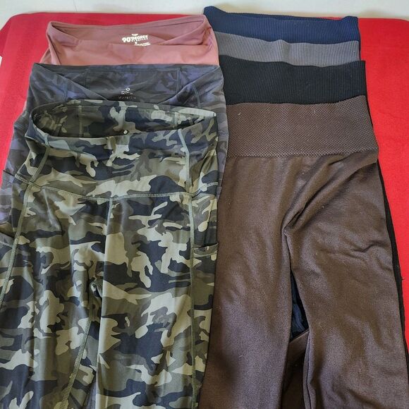 Member's Mark Pants - Women's Leggings Lot 7 Pair Medium Athleisure 90 Degree Sofra Member's Mark